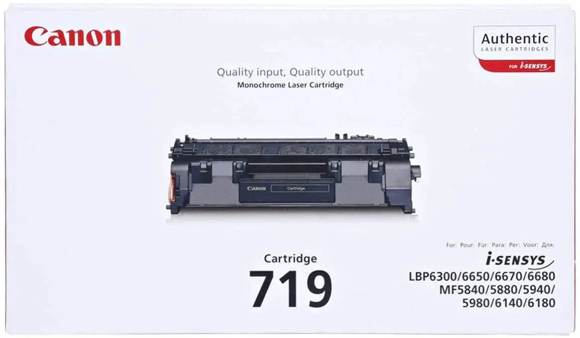 Canon Toner Cartridge - 719, Black - eBuy UAE